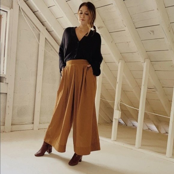 NWT Cotton Wide Leg Fleur Pants - Picture 2 of 6